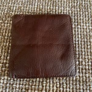 Colours by Alexander Julian Brown leather bifold wallet
